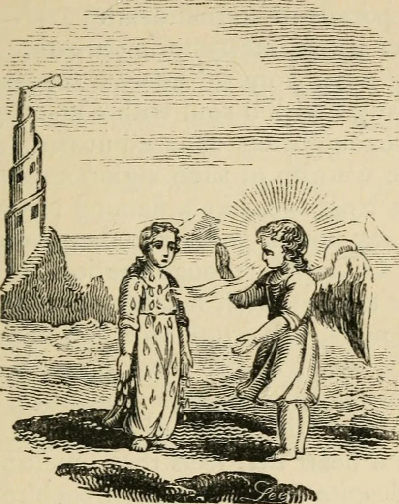 An illustration from Emblems, divine and moral : The school of the heart; and Hieroglyphics of the life of man, 1866, leaf 225