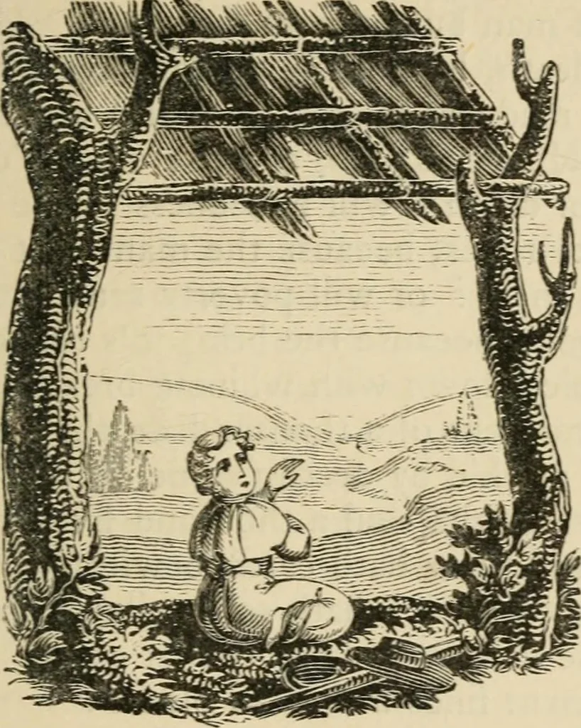 An illustration from Emblems, divine and moral : The school of the heart; and Hieroglyphics of the life of man, 1866, leaf 231
