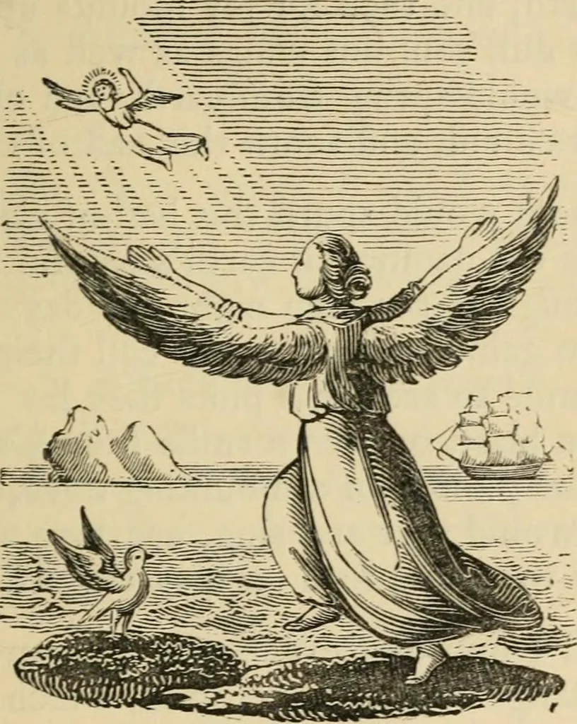 An illustration from Emblems, divine and moral : The school of the heart; and Hieroglyphics of the life of man, 1866, leaf 249