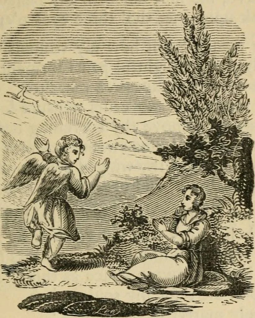 An illustration from Emblems, divine and moral : The school of the heart; and Hieroglyphics of the life of man, 1866, leaf 255