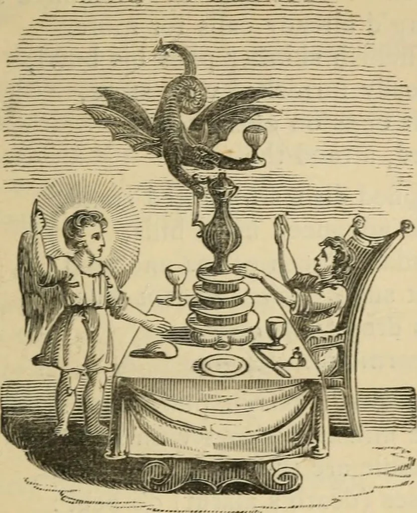 An illustration from Emblems, divine and moral : The school of the heart; and Hieroglyphics of the life of man, 1866, leaf 281