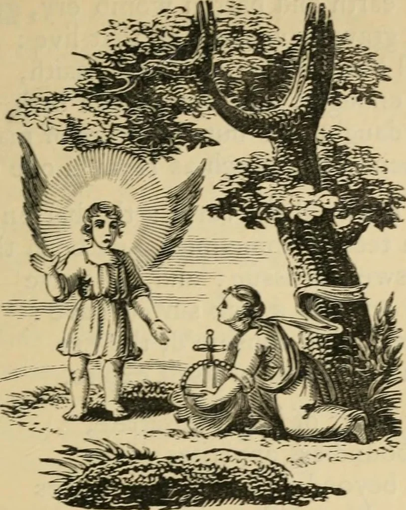 An illustration from Emblems, divine and moral : The school of the heart; and Hieroglyphics of the life of man, 1866, leaf 293