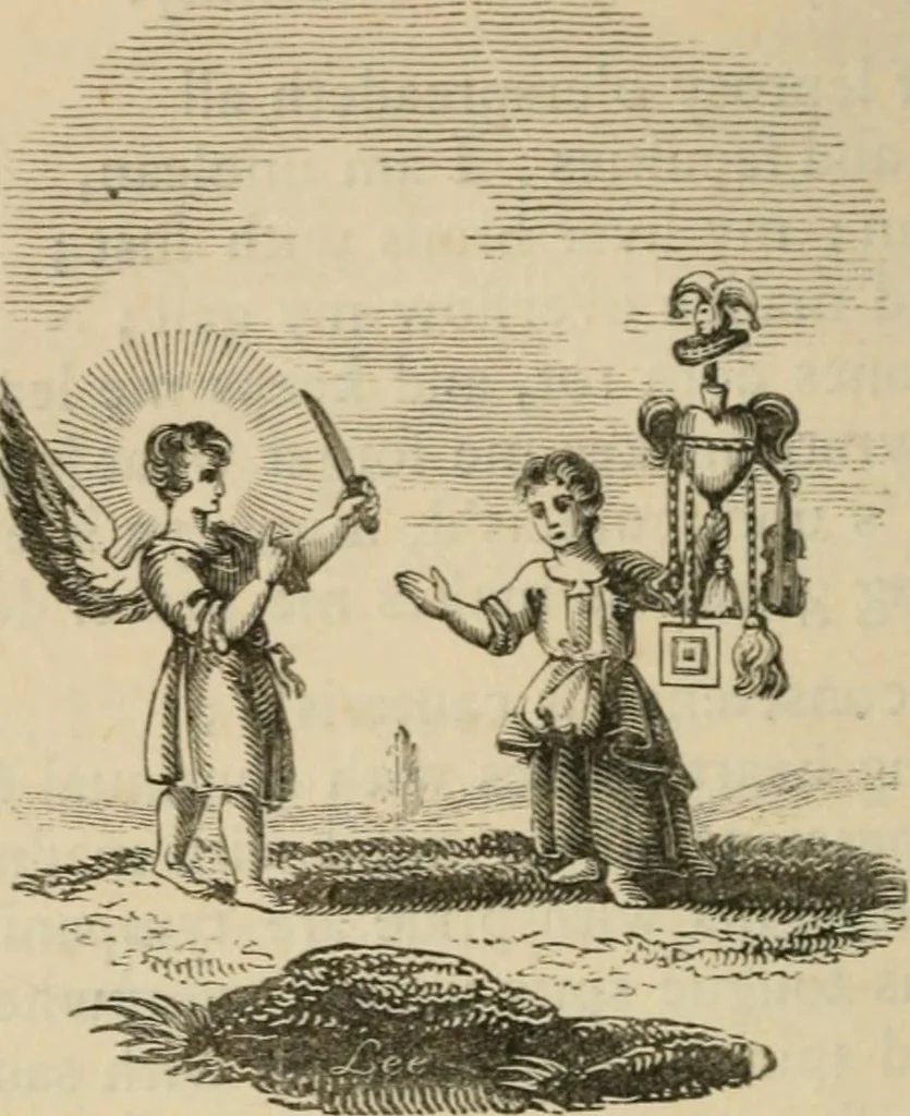 An illustration from Emblems, divine and moral : The school of the heart; and Hieroglyphics of the life of man, 1866, leaf 302
