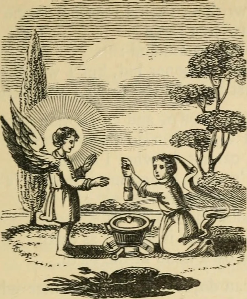 An illustration from Emblems, divine and moral : The school of the heart; and Hieroglyphics of the life of man, 1866, leaf 305