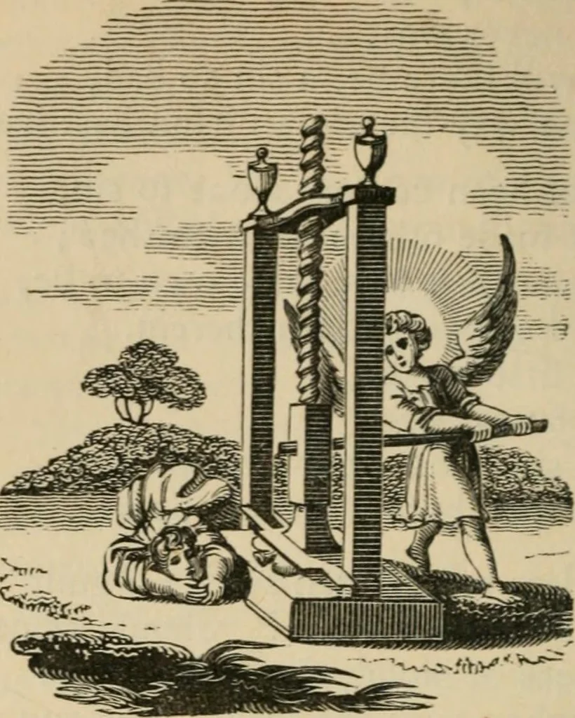 An illustration from Emblems, divine and moral : The school of the heart; and Hieroglyphics of the life of man, 1866, leaf 308