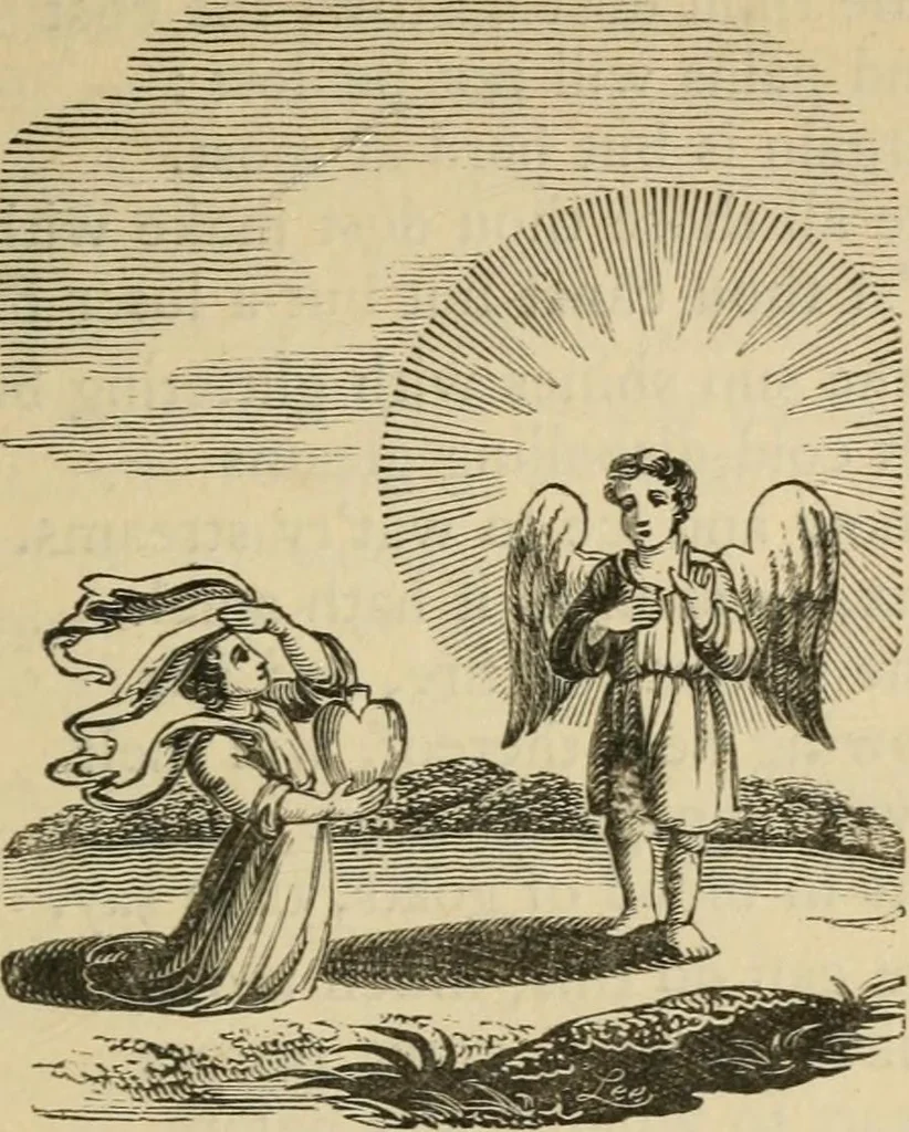 An illustration from Emblems, divine and moral : The school of the heart; and Hieroglyphics of the life of man, 1866, leaf 311