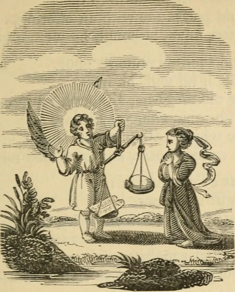 An illustration from Emblems, divine and moral : The school of the heart; and Hieroglyphics of the life of man, 1866, leaf 323