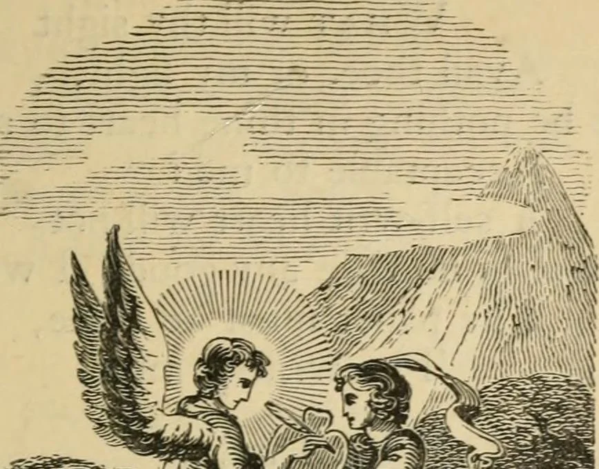 An illustration from Emblems, divine and moral : The school of the heart; and Hieroglyphics of the life of man, 1866, leaf 341