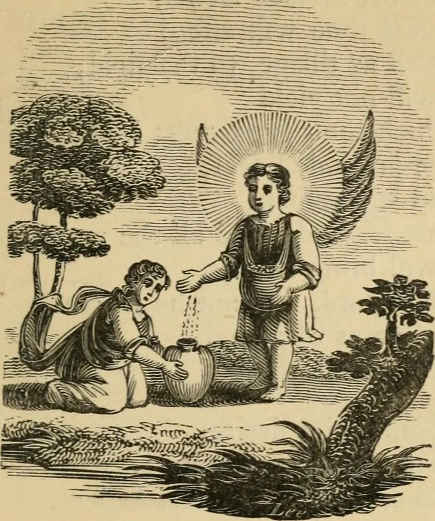 An illustration from Emblems, divine and moral : The school of the heart; and Hieroglyphics of the life of man, 1866, leaf 347