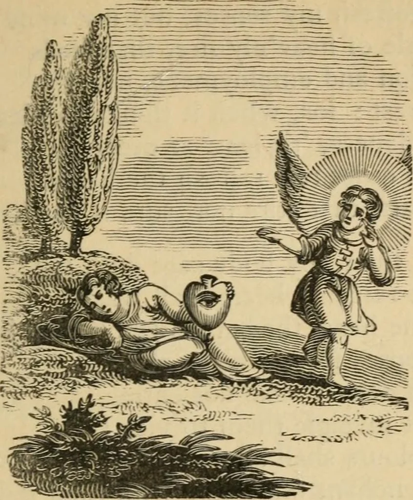 An illustration from Emblems, divine and moral : The school of the heart; and Hieroglyphics of the life of man, 1866, leaf 359