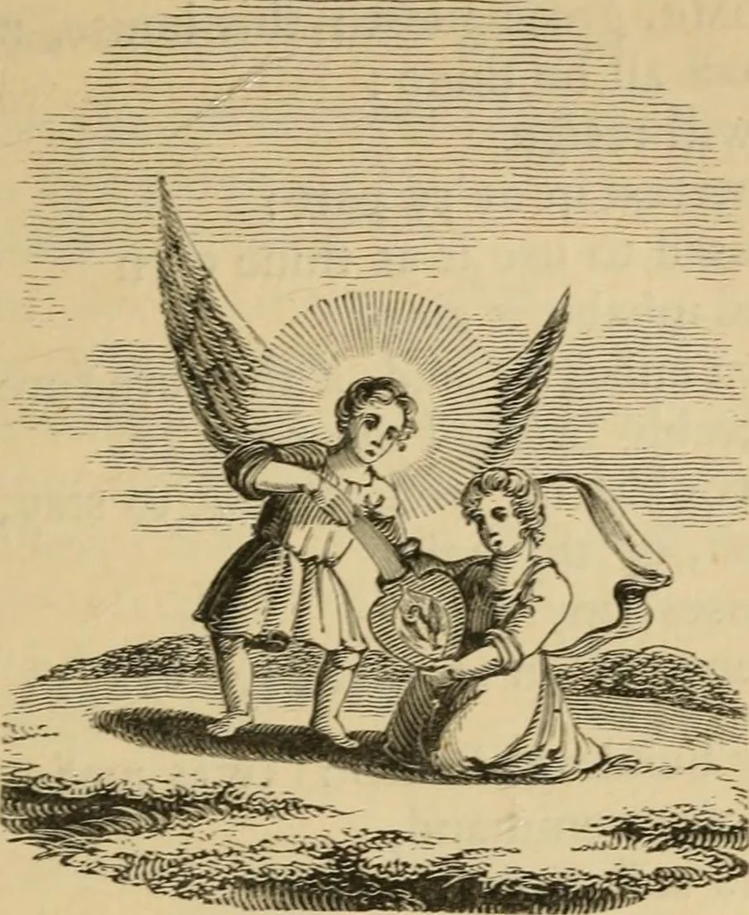 An illustration from Emblems, divine and moral : The school of the heart; and Hieroglyphics of the life of man, 1866, leaf 365
