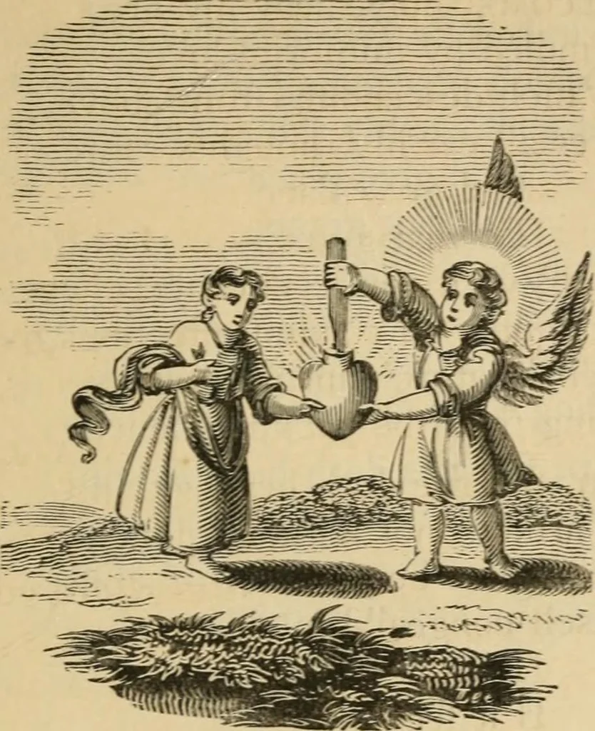 An illustration from Emblems, divine and moral : The school of the heart; and Hieroglyphics of the life of man, 1866, leaf 371