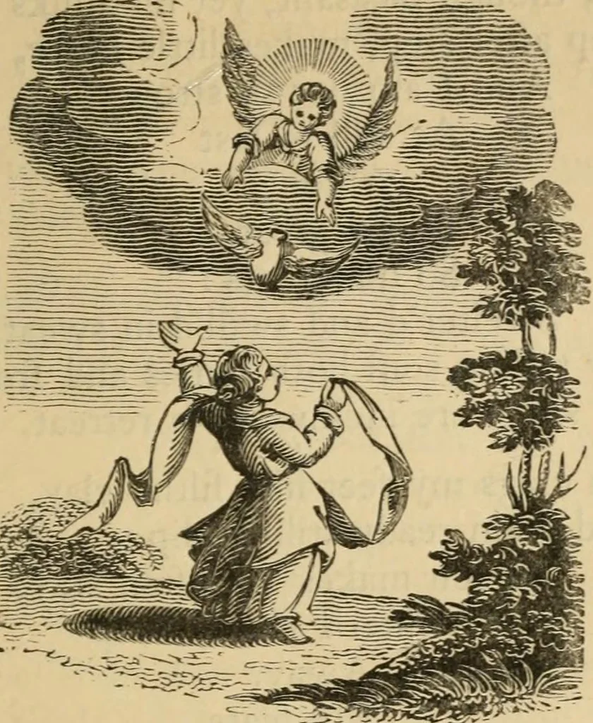 An illustration from Emblems, divine and moral : The school of the heart; and Hieroglyphics of the life of man, 1866, leaf 377