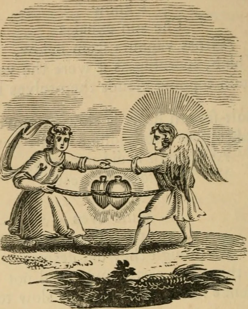 An illustration from Emblems, divine and moral : The school of the heart; and Hieroglyphics of the life of man, 1866, leaf 380