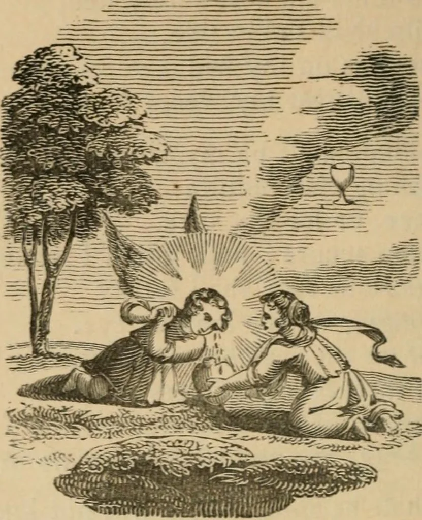 An illustration from Emblems, divine and moral : The school of the heart; and Hieroglyphics of the life of man, 1866, leaf 386