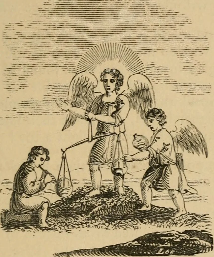 An illustration from Emblems, divine and moral : The school of the heart; and Hieroglyphics of the life of man, 1866, leaf 39