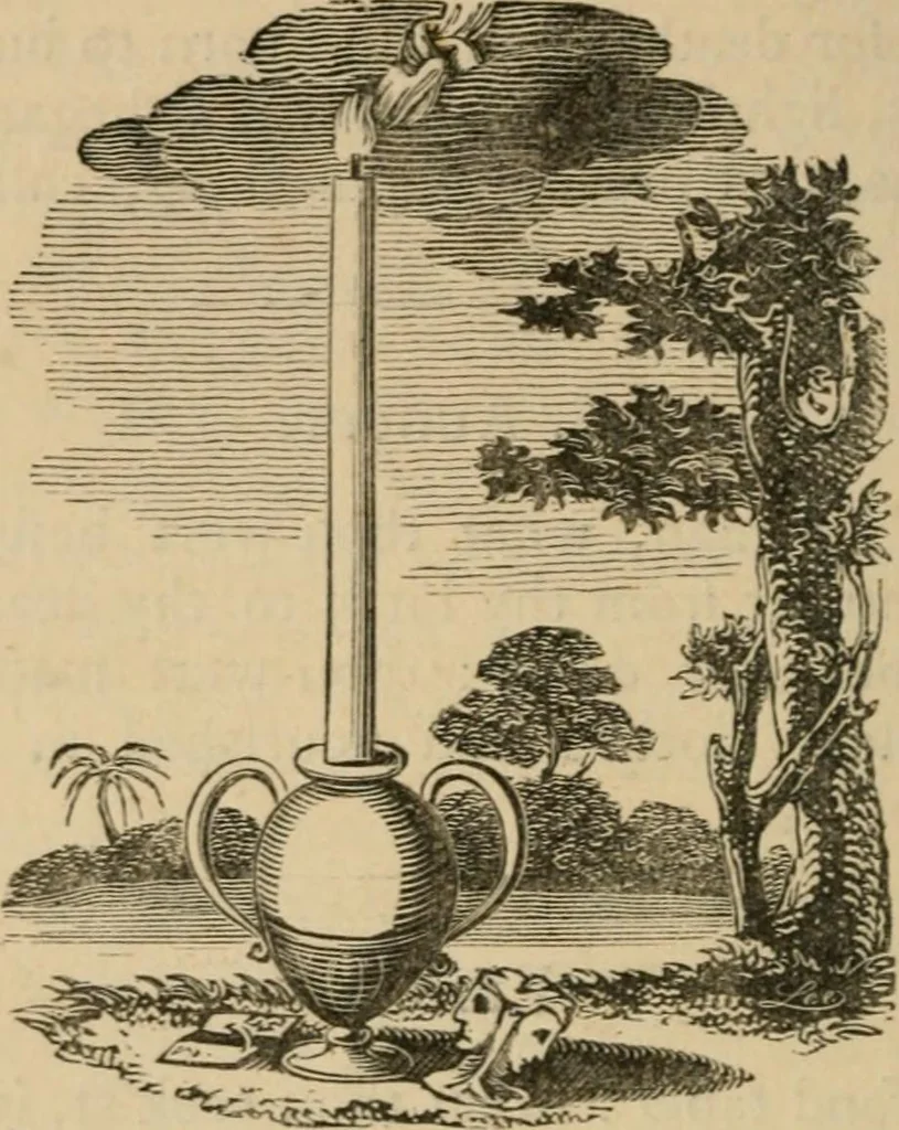 An illustration from Emblems, divine and moral : The school of the heart; and Hieroglyphics of the life of man, 1866, leaf 422