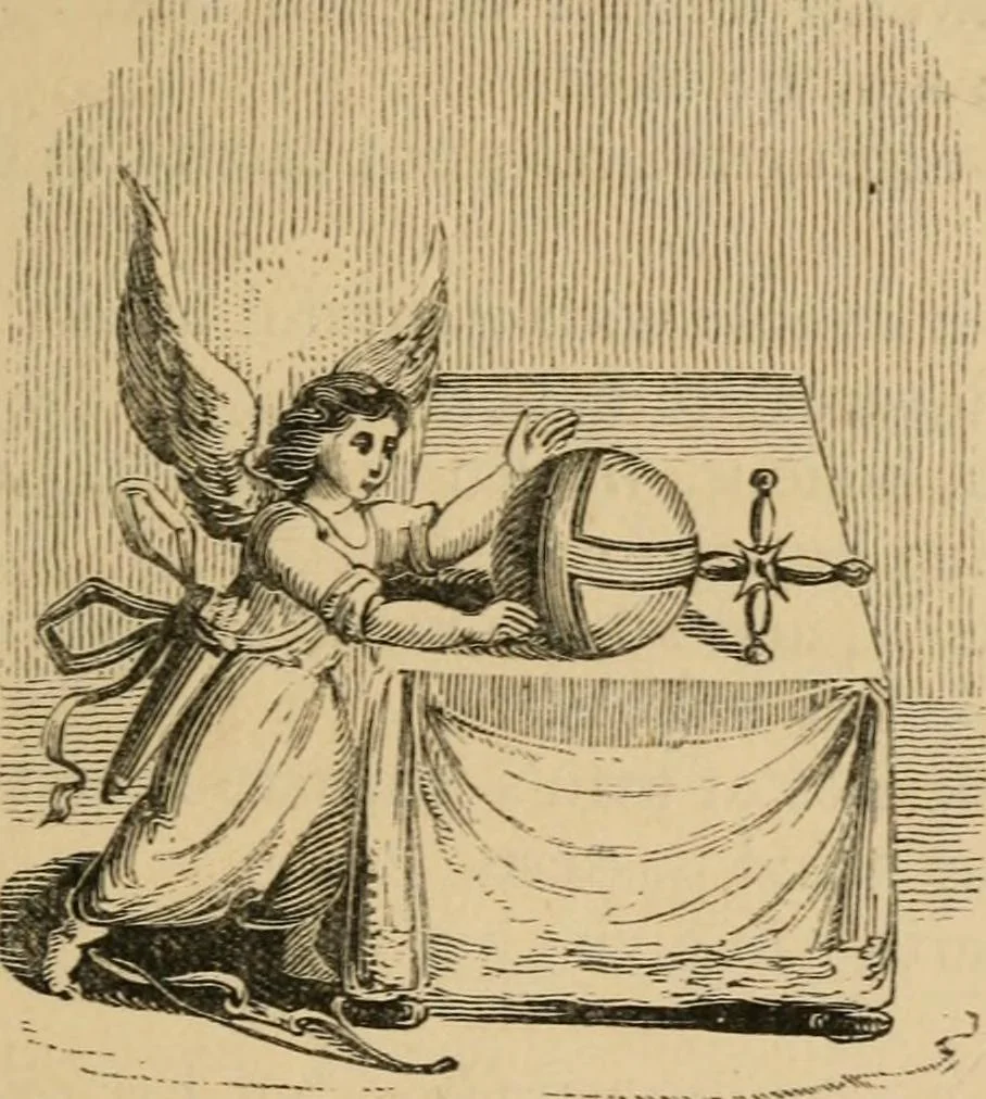 An illustration from Emblems, divine and moral : The school of the heart; and Hieroglyphics of the life of man, 1866, leaf 45