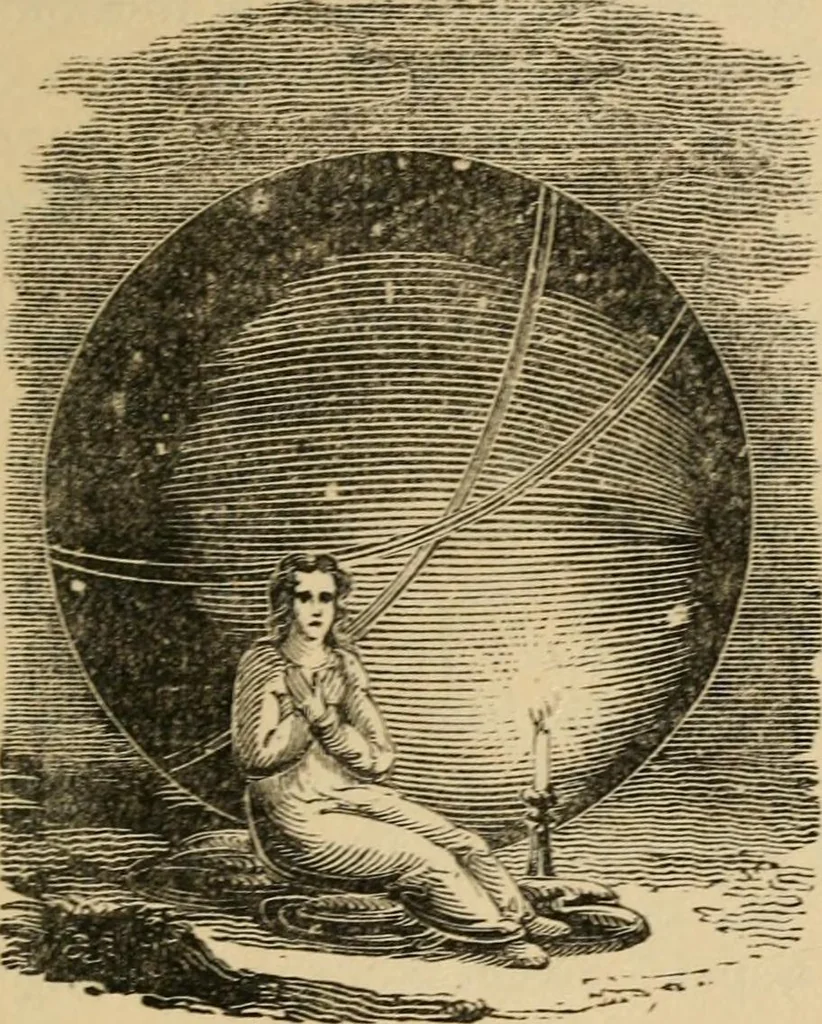 An illustration from Emblems, divine and moral : The school of the heart; and Hieroglyphics of the life of man, 1866, leaf 69