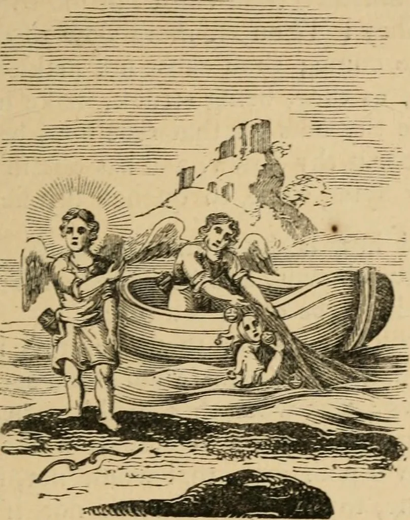 An illustration from Emblems, divine and moral : The school of the heart; and Hieroglyphics of the life of man, 1866, leaf 81