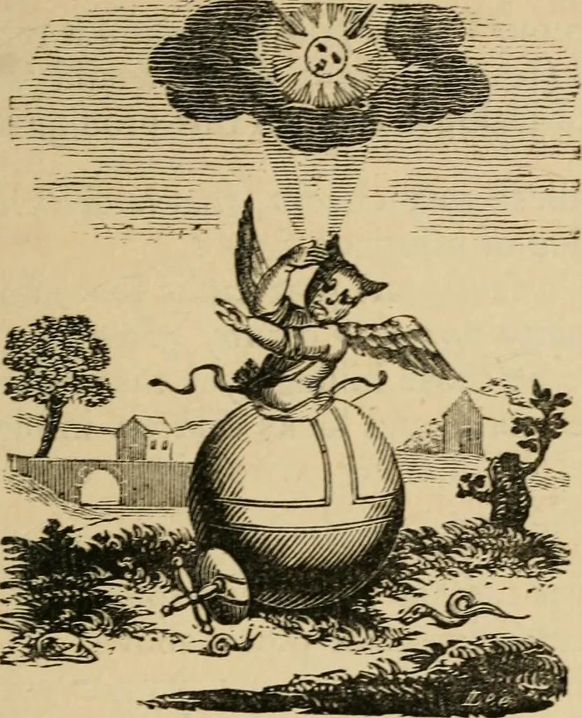 An illustration from Emblems, divine and moral : The school of the heart; and Hieroglyphics of the life of man, 1866, leaf 99