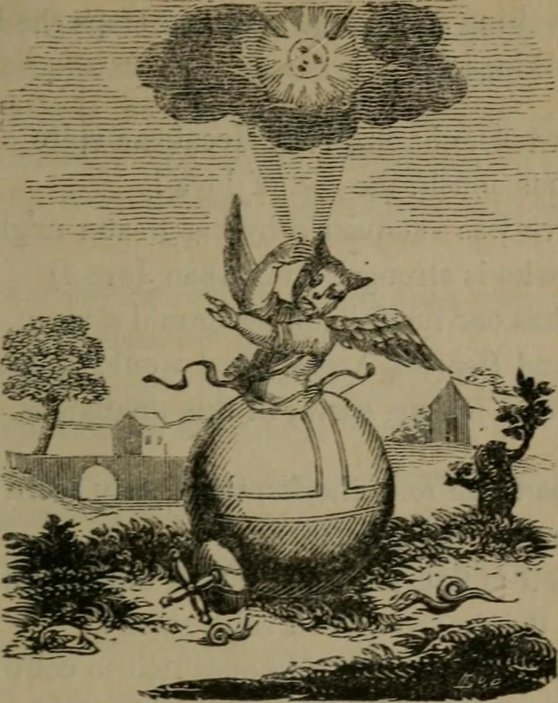 An illustration from Emblems, divine and moral, 1845, leaf 114