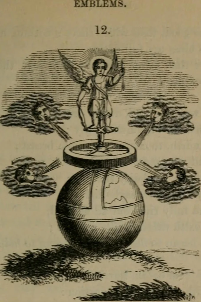 An illustration from Emblems, divine and moral, 1845, leaf 126