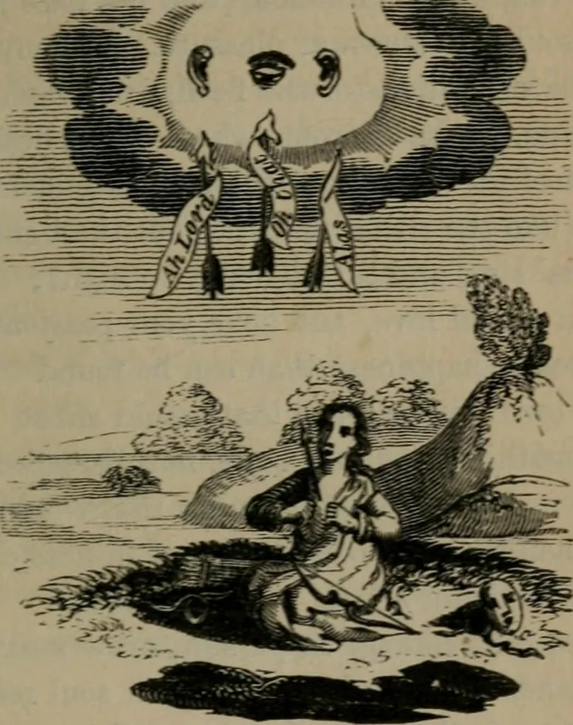 An illustration from Emblems, divine and moral, 1845, leaf 142