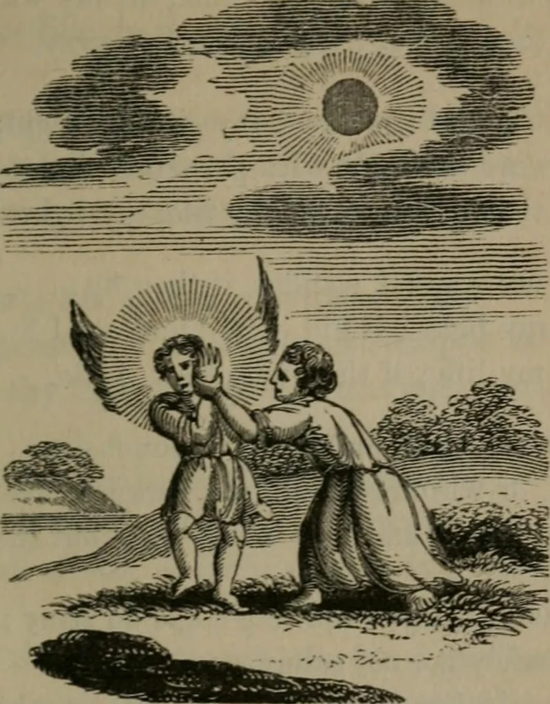 An illustration from Emblems, divine and moral, 1845, leaf 170