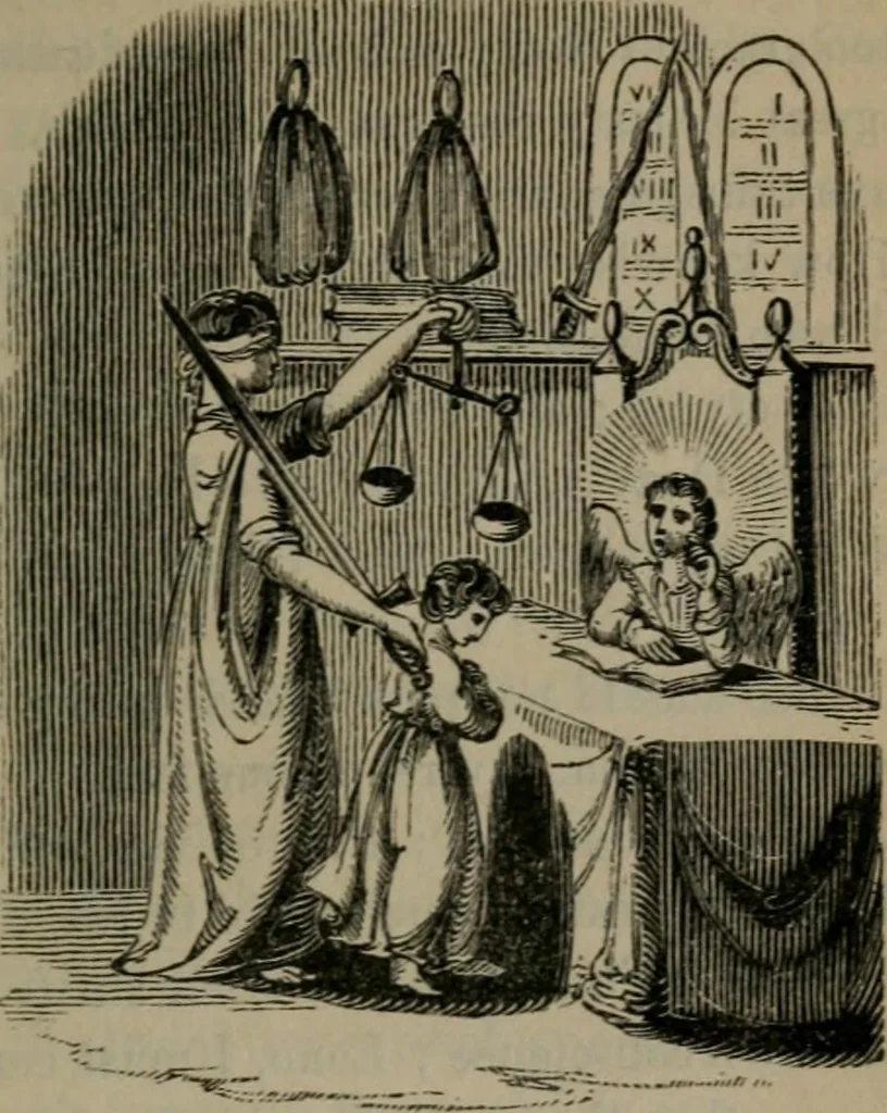 An illustration from Emblems, divine and moral, 1845, leaf 182