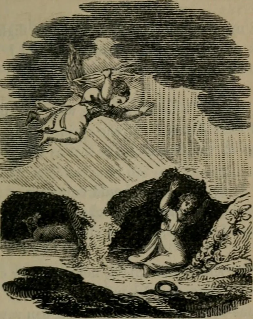 An illustration from Emblems, divine and moral, 1845, leaf 190