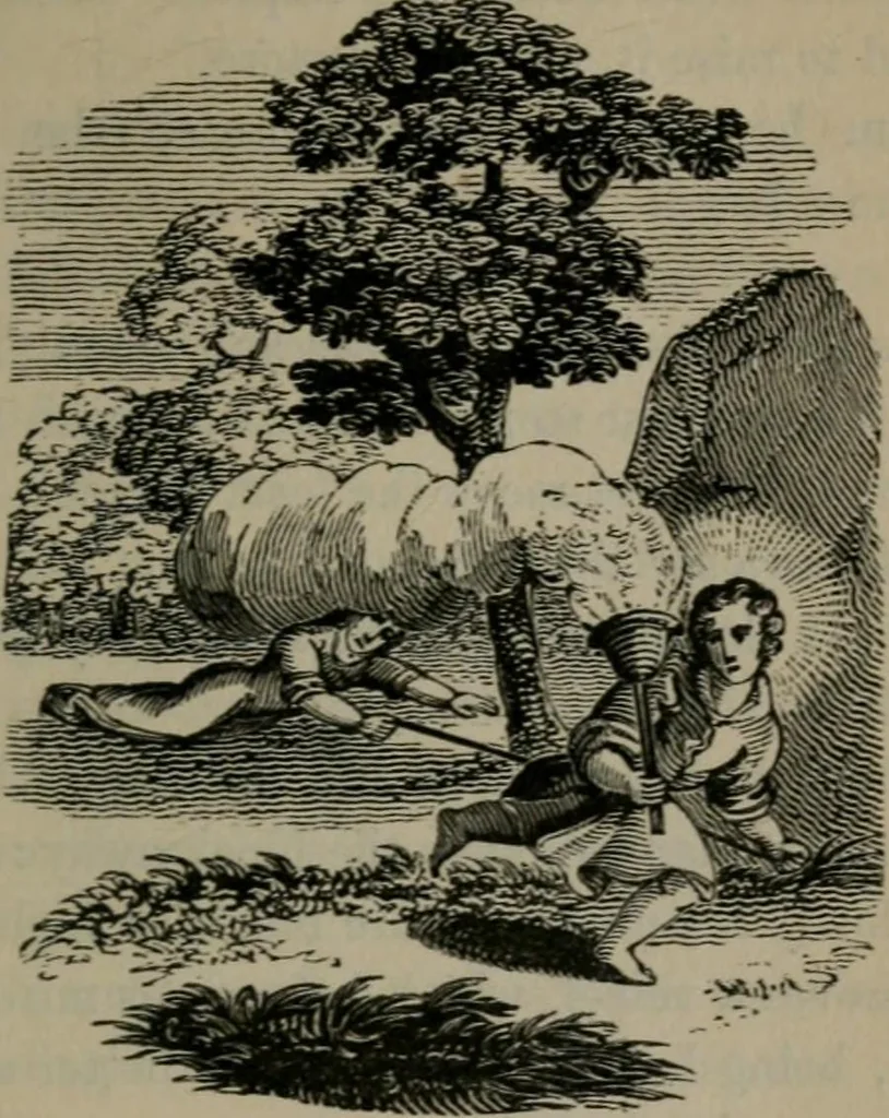 An illustration from Emblems, divine and moral, 1845, leaf 234