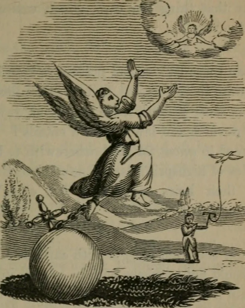 An illustration from Emblems, divine and moral, 1845, leaf 298