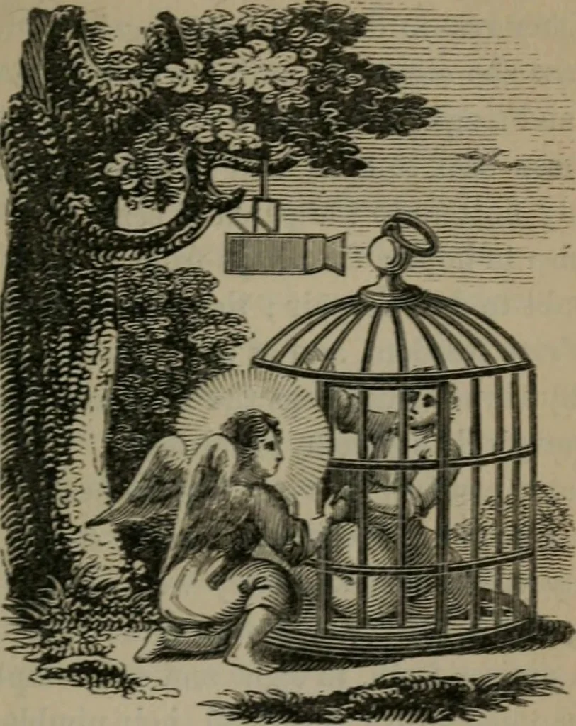 An illustration from Emblems, divine and moral, 1845, leaf 302