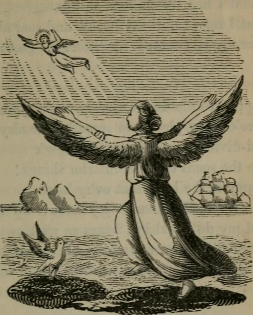 An illustration from Emblems, divine and moral, 1845, leaf 314