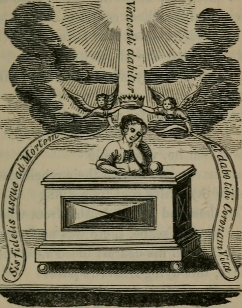 An illustration from Emblems, divine and moral, 1845, leaf 326