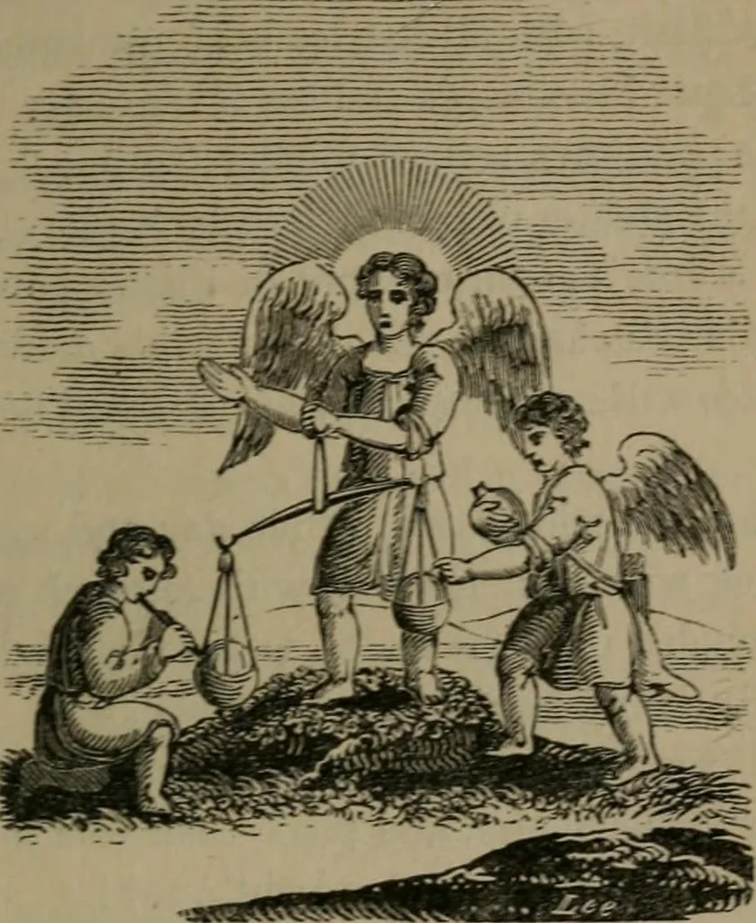 An illustration from Emblems, divine and moral, 1845, leaf 34