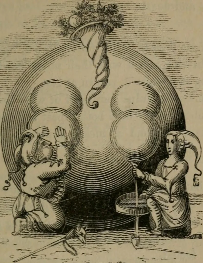 An illustration from Emblems, divine and moral, 1845, leaf 66