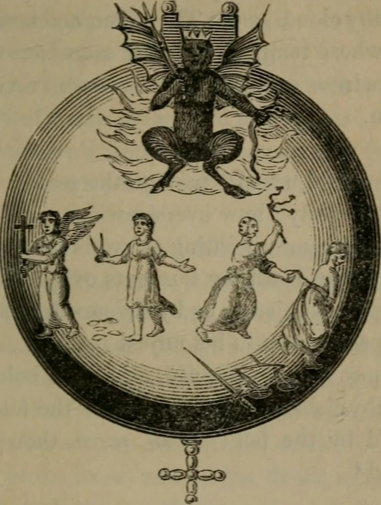 An illustration from Emblems, divine and moral, 1845, leaf 78