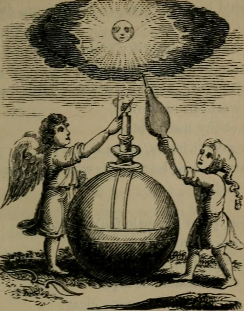 An illustration from Emblems, divine and moral, 1845, leaf 82