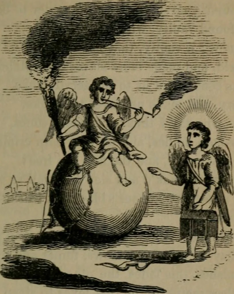 An illustration from Emblems, divine and moral, 1845, leaf 94