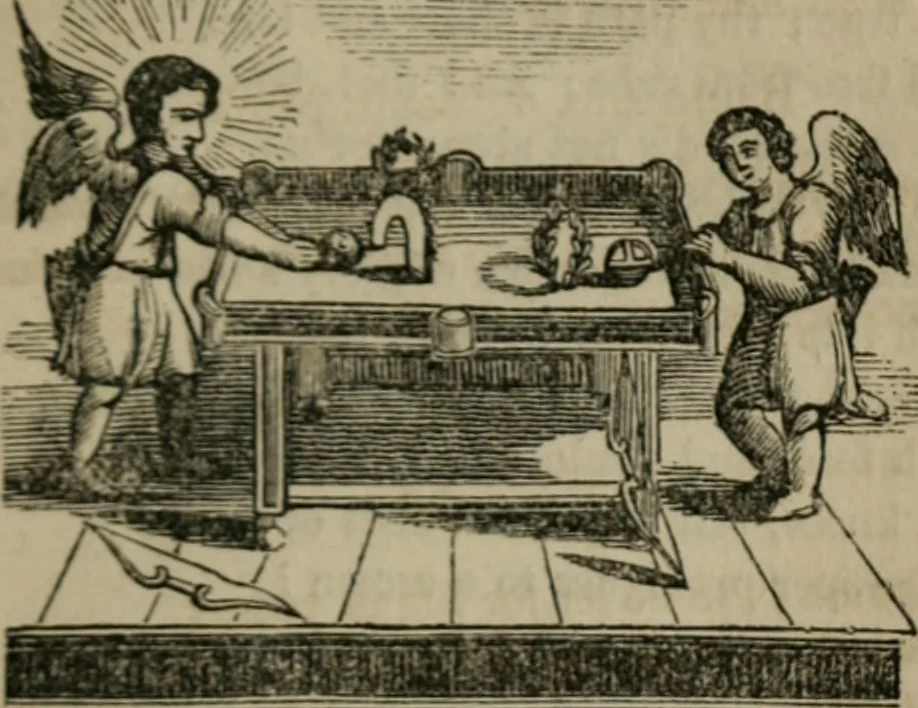 An illustration from Emblems divine and moral, 1851, leaf 116