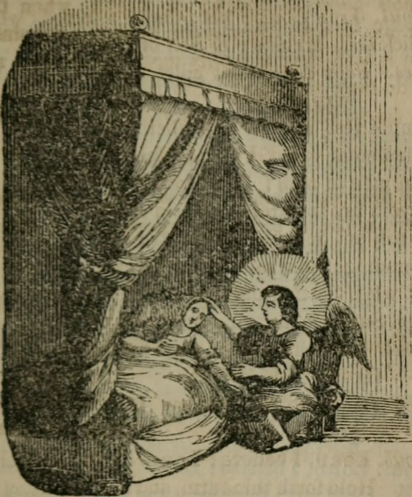 An illustration from Emblems divine and moral, 1851, leaf 148