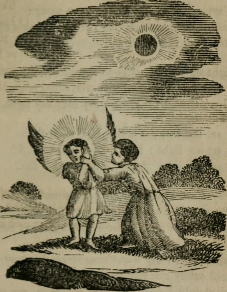 An illustration from Emblems divine and moral, 1851, leaf 164