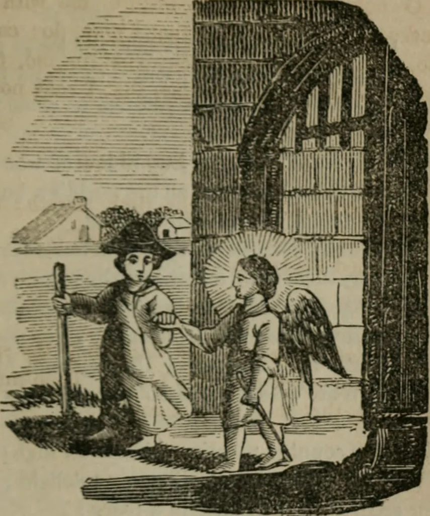An illustration from Emblems divine and moral, 1851, leaf 224