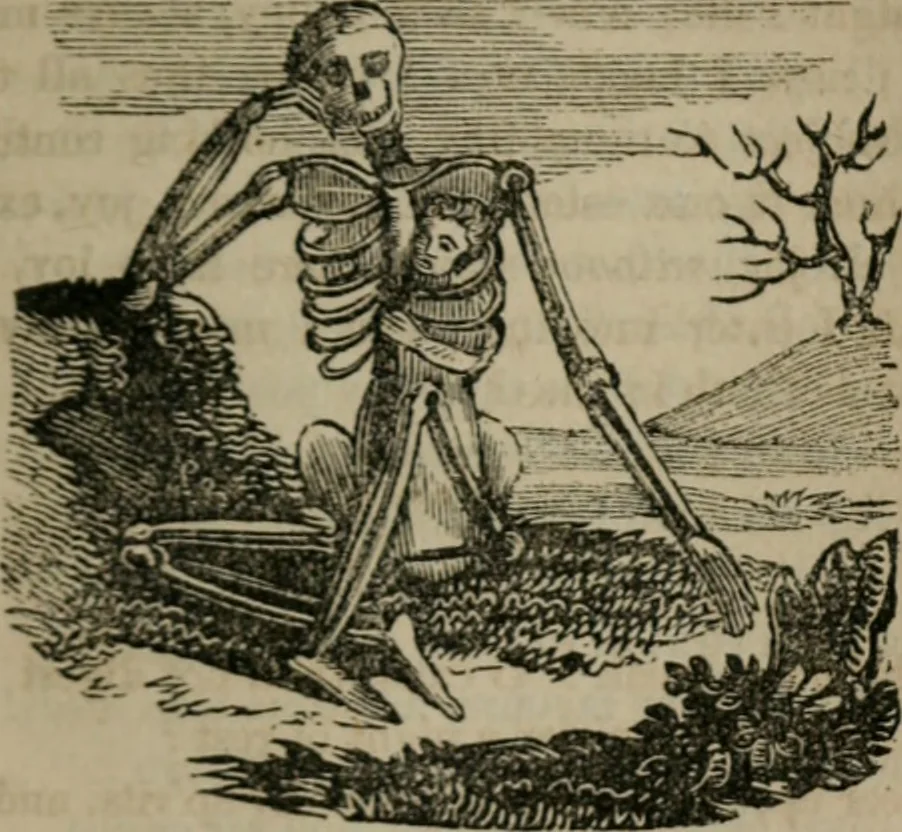 An illustration from Emblems divine and moral, 1851, leaf 288