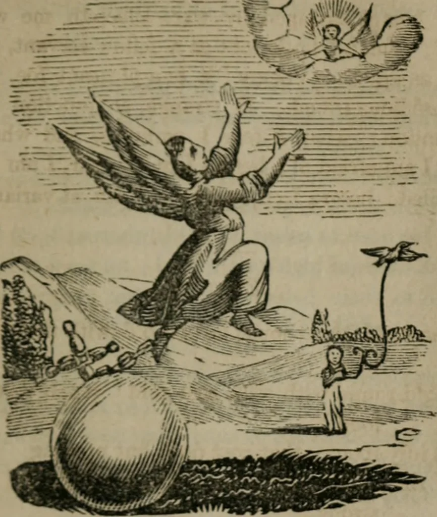 An illustration from Emblems divine and moral, 1851, leaf 292