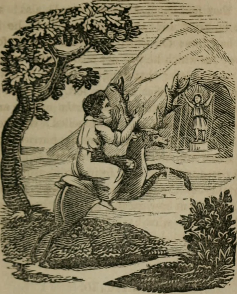 An illustration from Emblems divine and moral, 1851, leaf 300