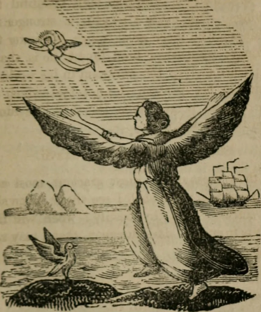 An illustration from Emblems divine and moral, 1851, leaf 308