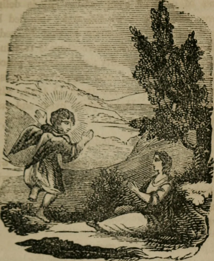 An illustration from Emblems divine and moral, 1851, leaf 316